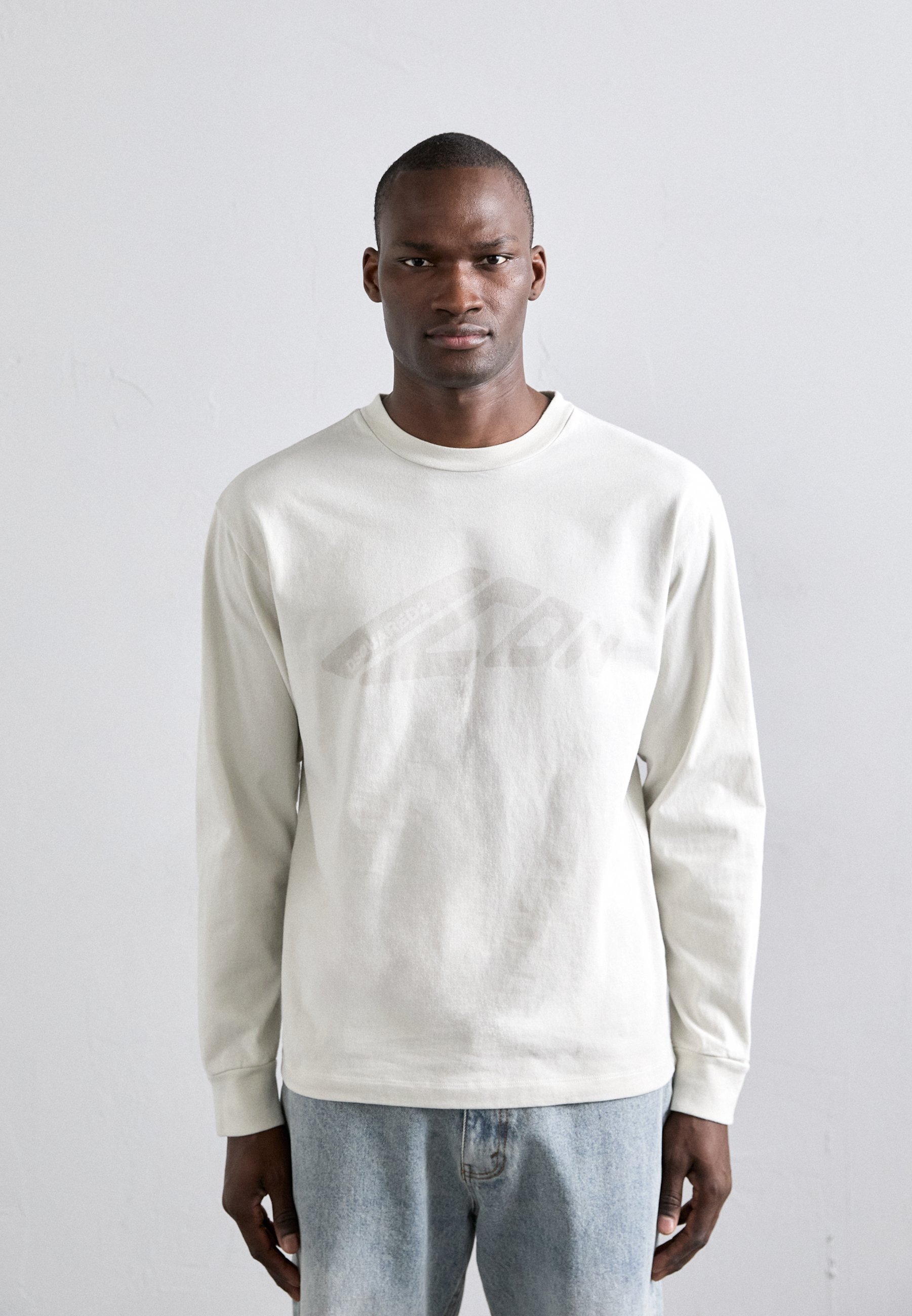DSQUARED2 ICON LOOSE FIT TEE - Long sleeved top - offwhite/beige