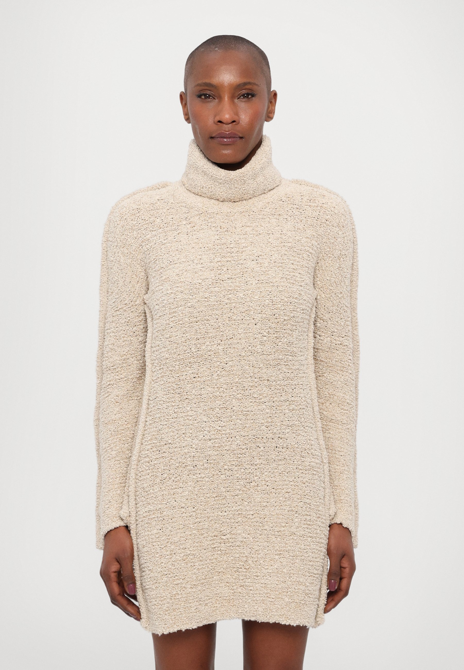 Holzweiler ECHO KNIT DRESS - Jumper dress - ecru mix/off-white -  Zalando.co.uk