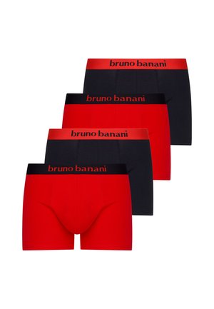 4ER PACK FLOWING RETRO - Boxer Briefs - rot   schwarz
