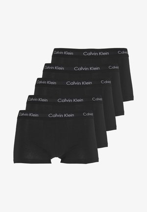 STRETCH LOW RISE TRUNK 5 PACK - Panties - black