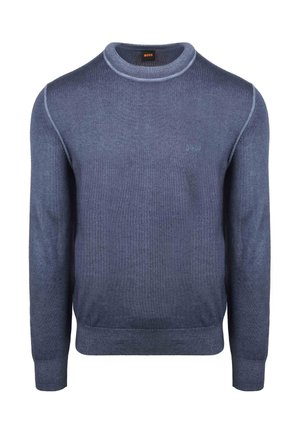 Strickpullover - blauw