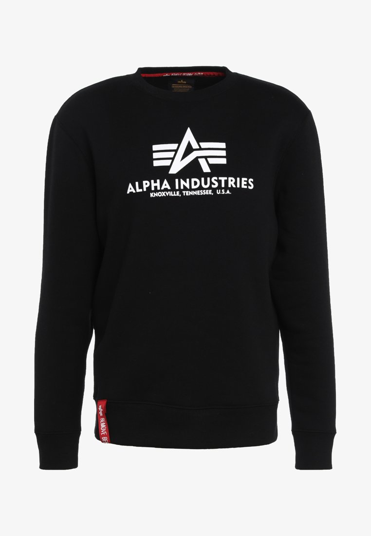 Alpha Industries Basic Sweatshirt Black Schwarz Zalando De