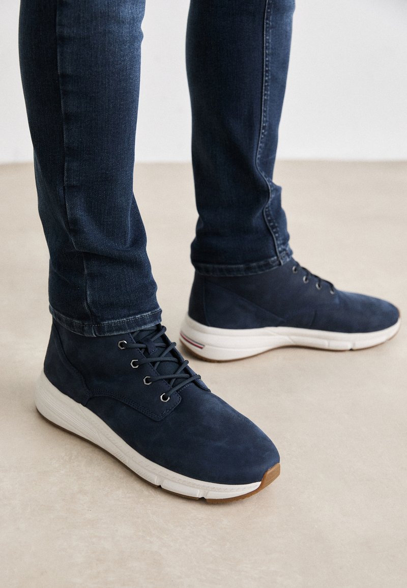 Tommy Hilfiger Veterboots donkerblauw Tommy Hilfiger Veterboots donkerblauw