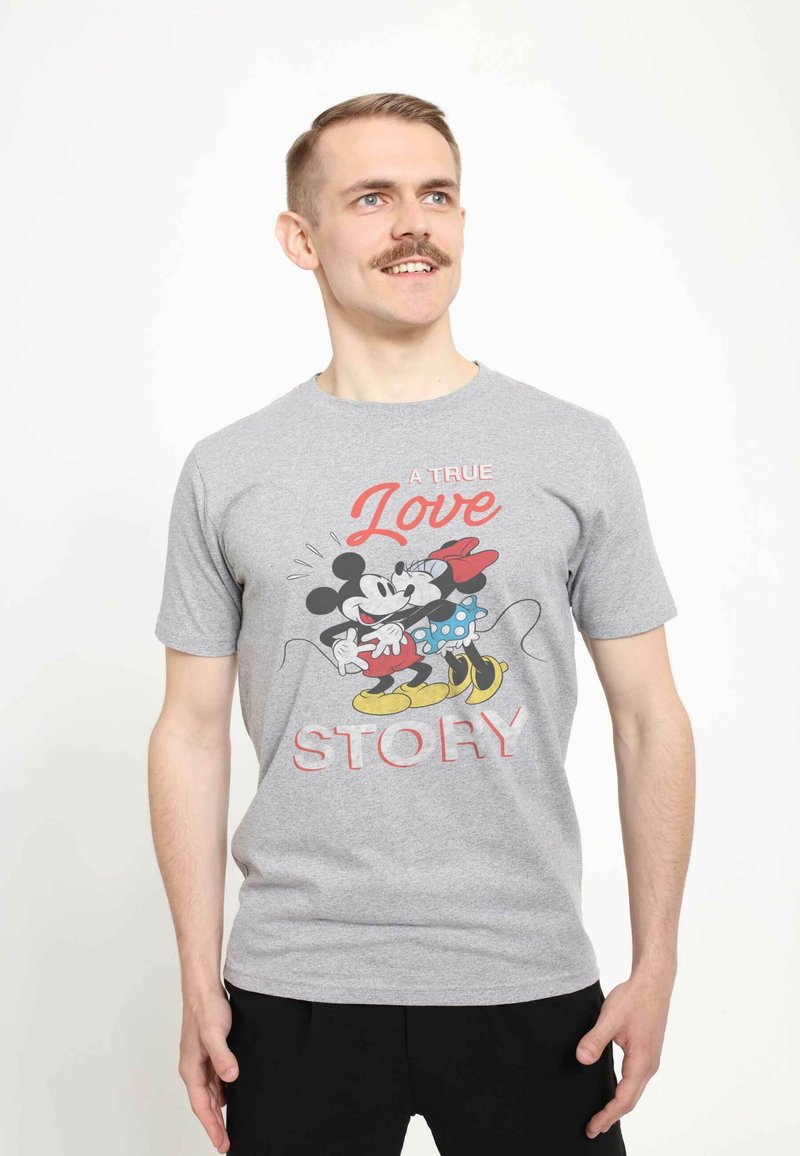 Disney DISNEY CLASSIC MICKEY TRUE LOVE STORY UNISEX - T-shirt z nadrukiem