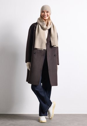 Street One, FEINSTRICK BEANIE IN UNIFARBE SET - Ohrenwärmer - soft sand mel