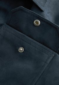Next COLLARED TRUCKER - REGULAR FIT - Imitatieleren jas - navy