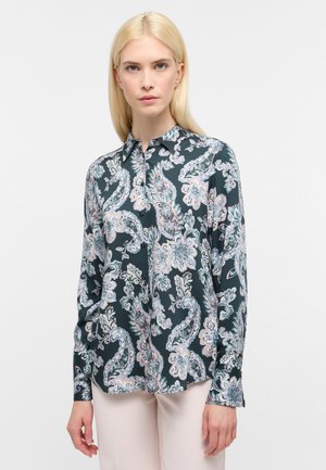REGULAR FIT - Camicia - dunkelgrün