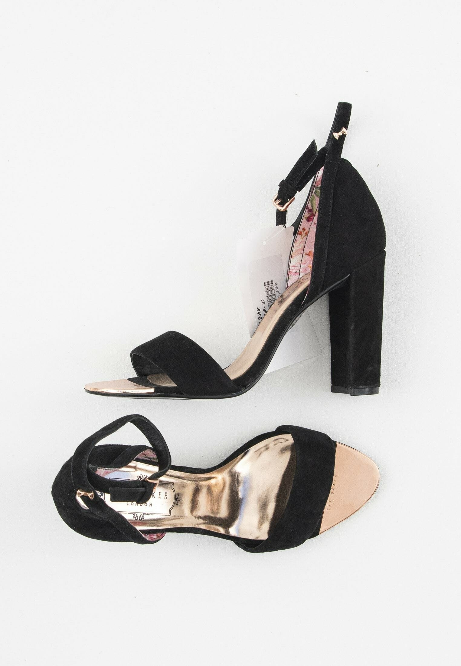 Ted Baker Sandalen met hoge hak - black/zwart - (Pre-owned) - Zalando.be