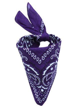 BANDANA COTON - Foulard - dark purple