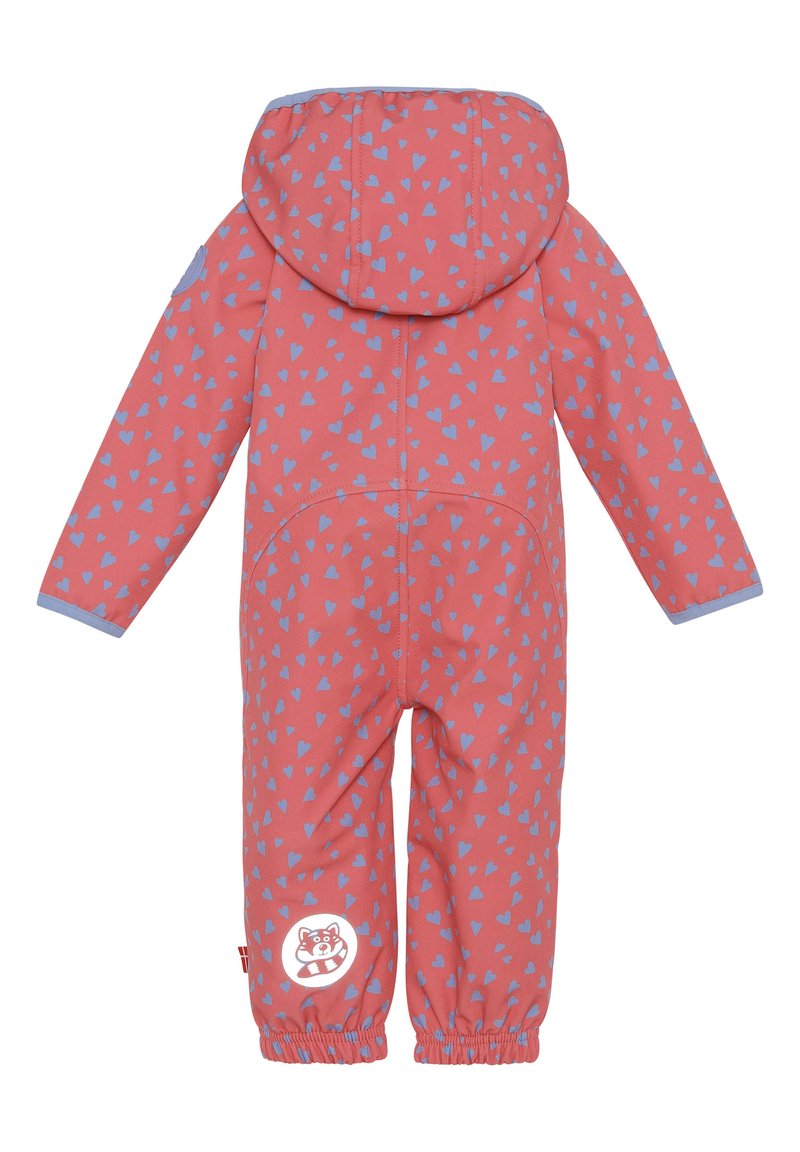 Racoon Outdoor EVA SOFTSHELL Schneeanzug coral light blue