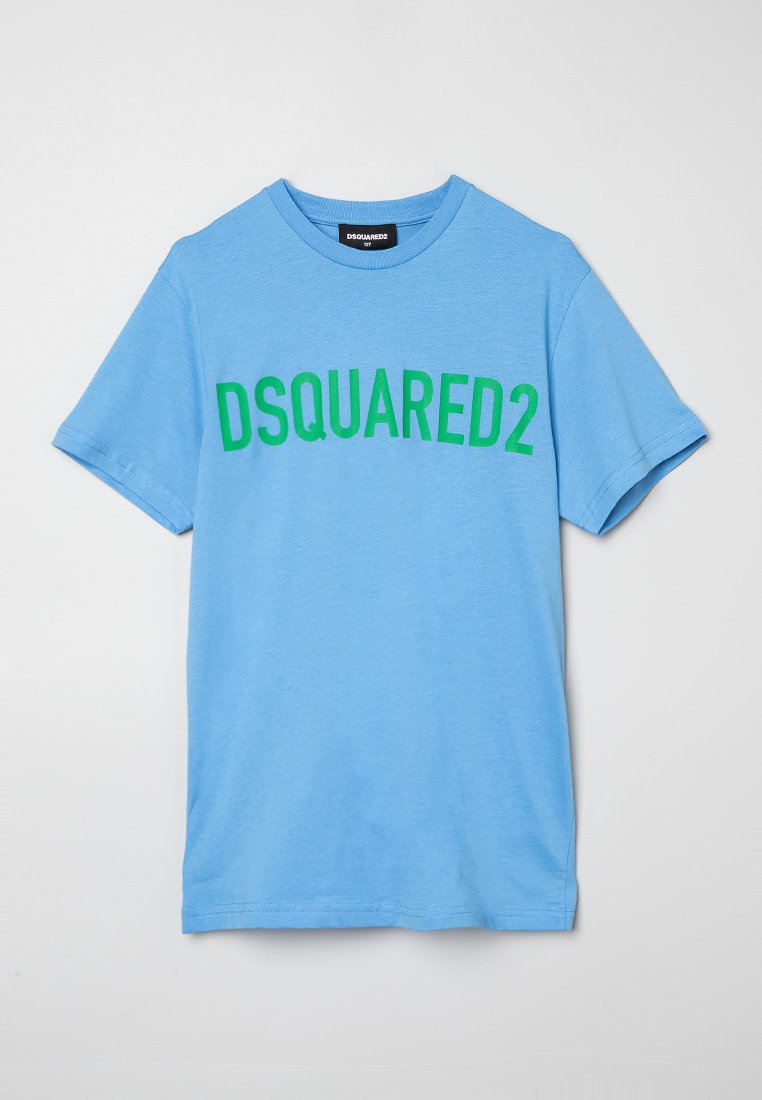 Dsquared2 T-shirt print lichtblauw Dsquared2 T-shirt print lichtblauw