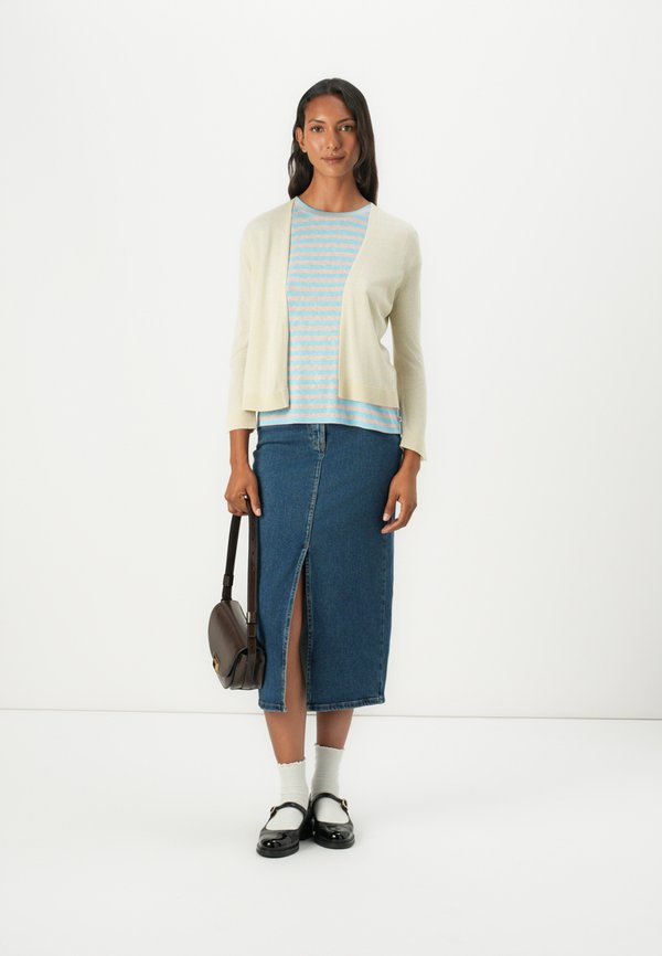 OPEN CARDIGAN - Cardigan - champagne3