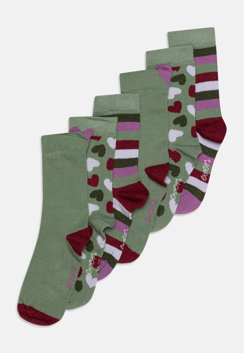 Ewers HEARTS 6 PACK - Calcetines - green