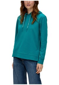 s.Oliver WEICHES - Hoodie - petrol
