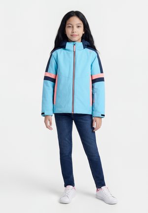 CMP KID JACKET HOOD UNISEX - Lyžiarska bunda - topazio