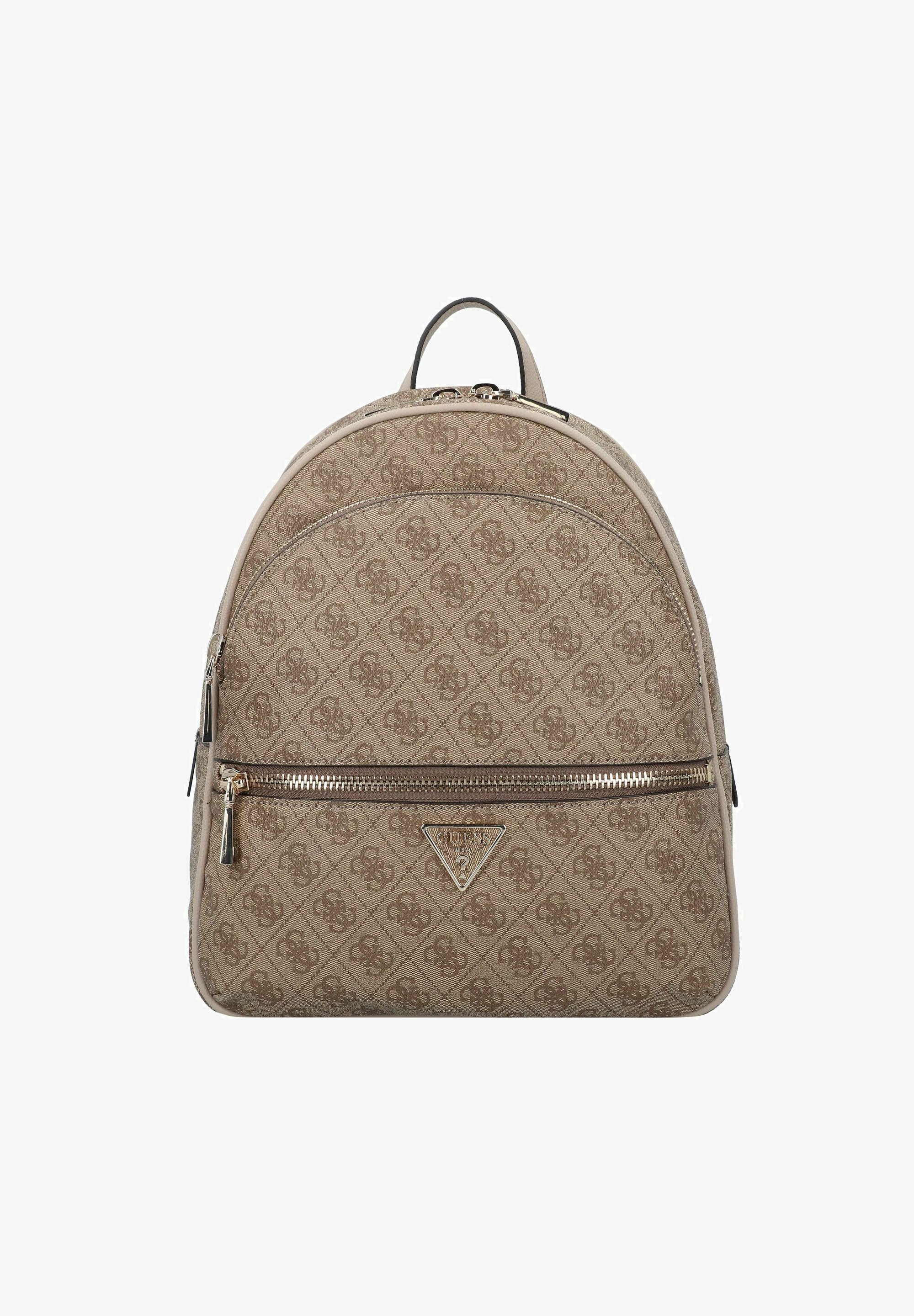 Guess MANHATTAN CITY 34 CM Sac à dos latte logo/beige ZALANDO