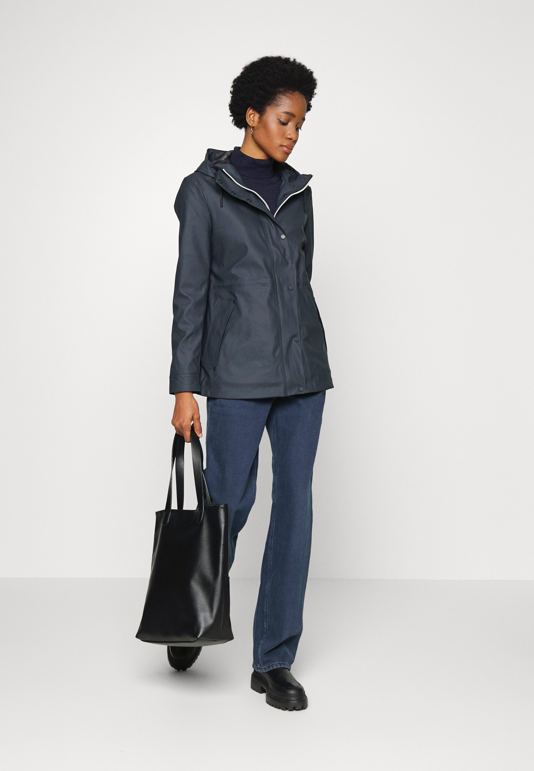 navy lightweight jacket womens