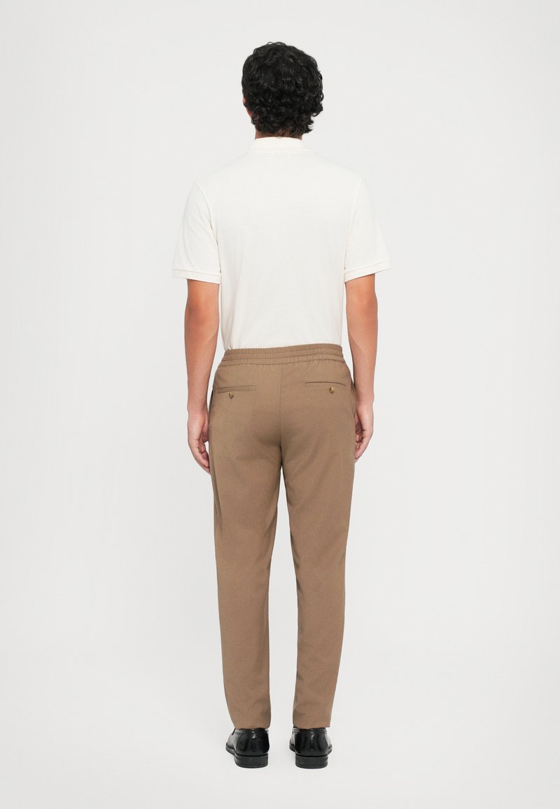 Pantalon Chino Fluide Sandro Marron Kaki Taille 42 - Tencel, Occasion Très Bon état