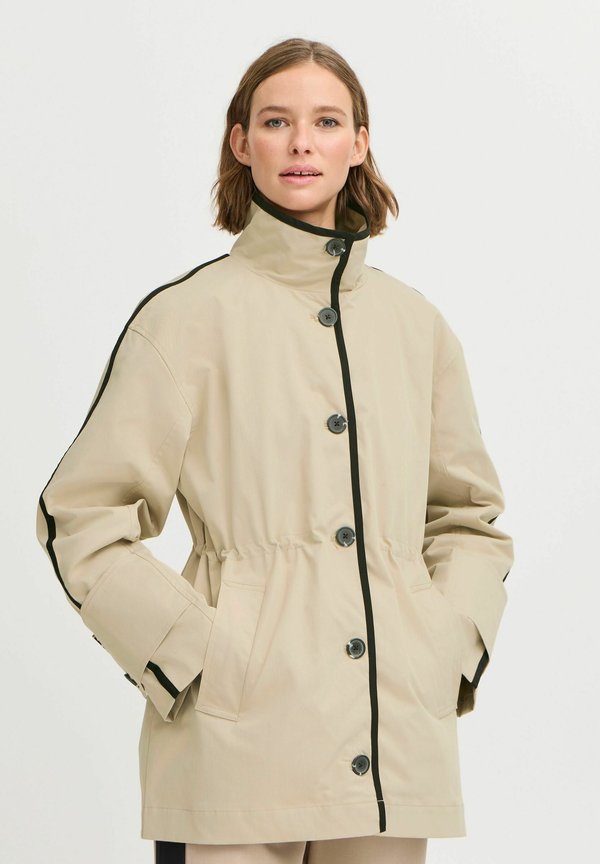 BYAMONA - Short coat - humus