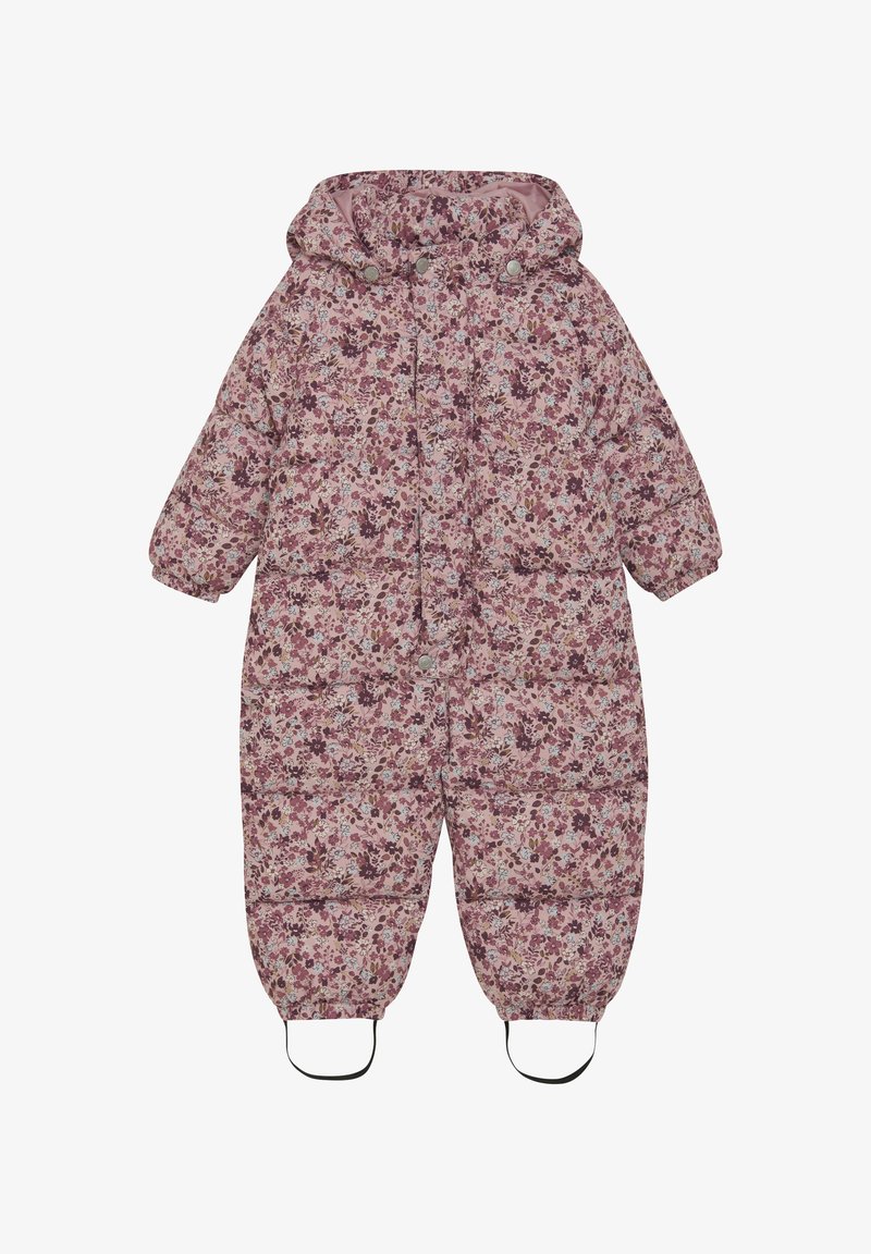 Minymo QUILTED ALL OVER PRINT - Snowsuit - misty rose