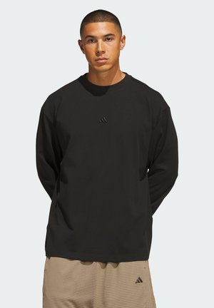 adidas Performance, ADIDAS LS TEE - Maglietta a manica lunga - black