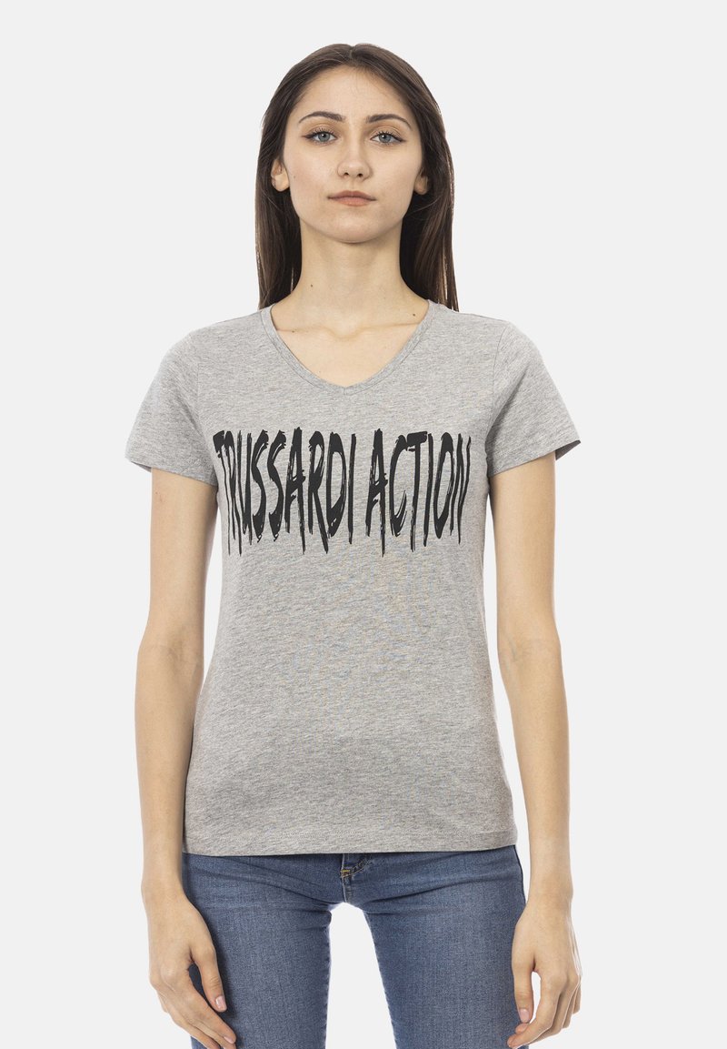 Trussardi Action T-shirt print - grey