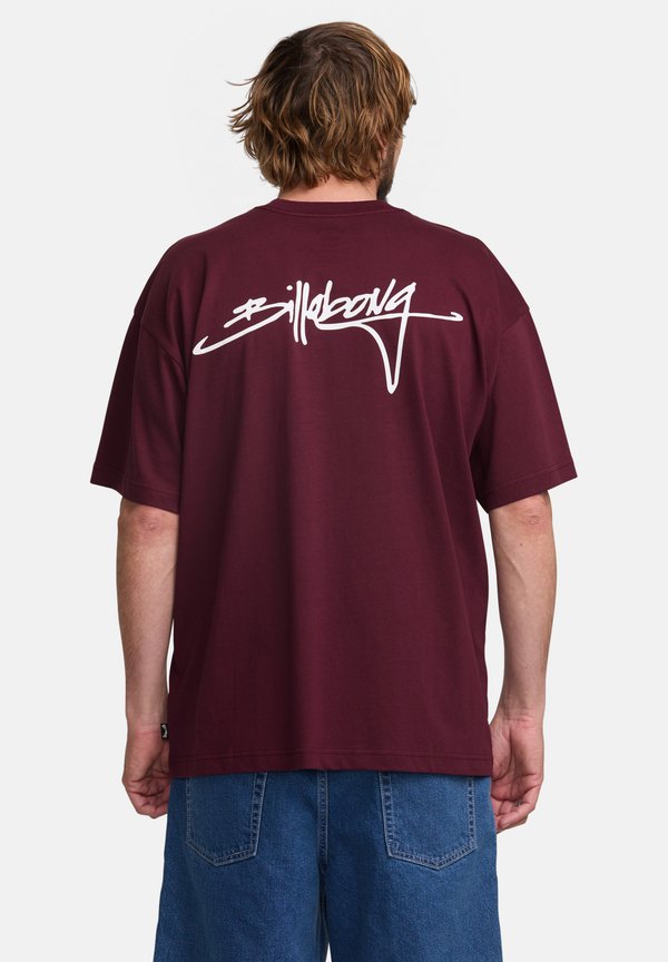 TRUCKER - Print T-shirt - plum