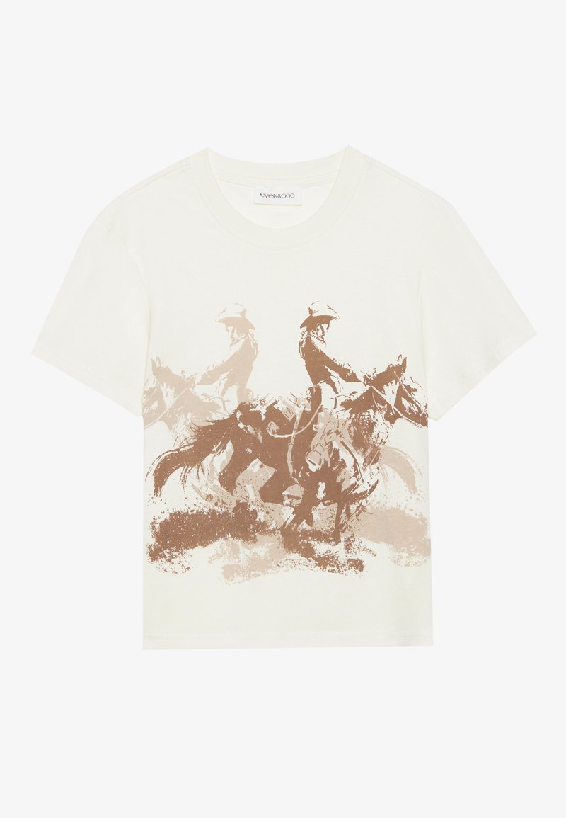 Even&Odd T-shirt print crème