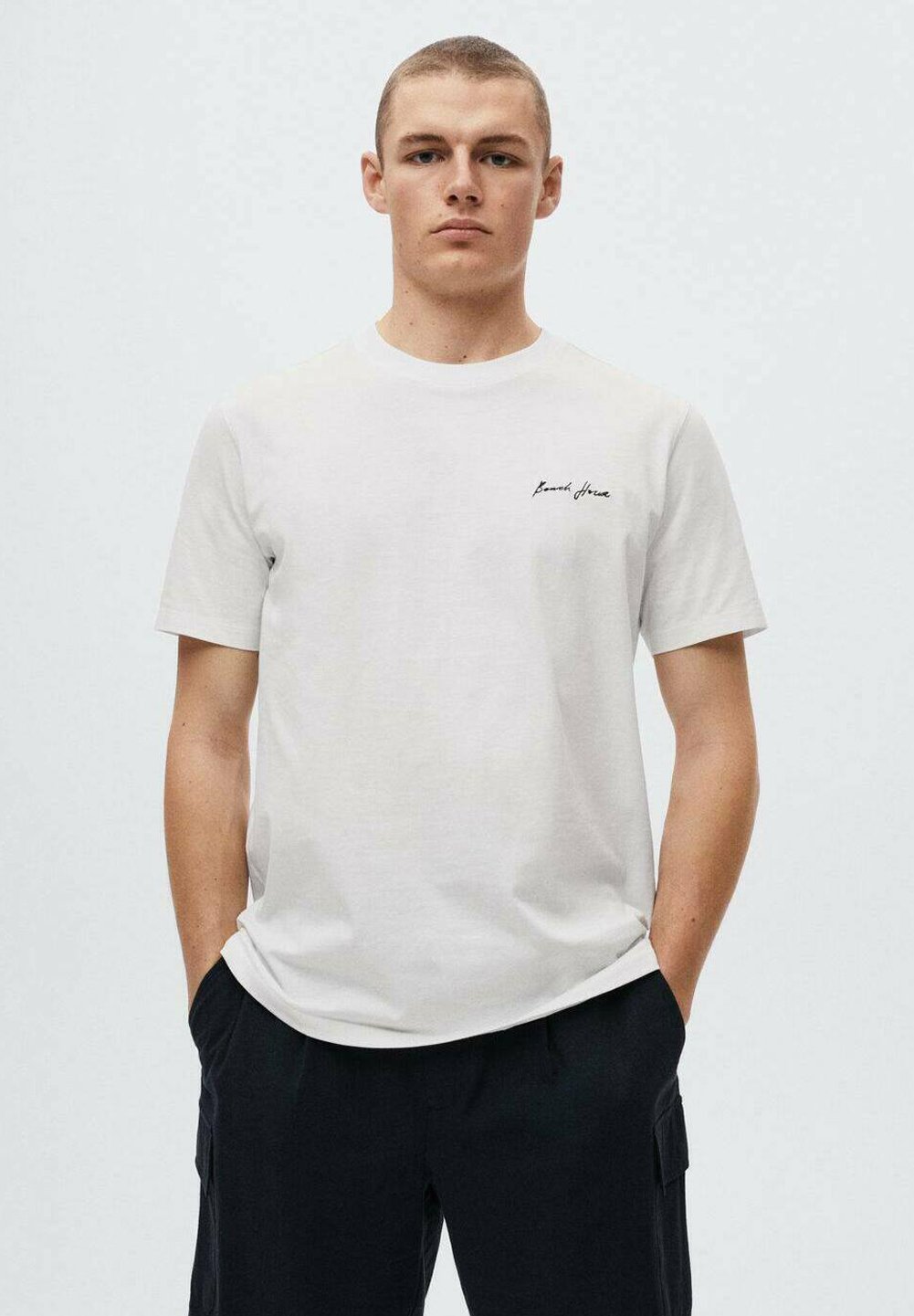 Mango HOUSE - T-shirt print - hvid/wit 