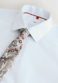 SET - Formal shirt - white rust orange floral