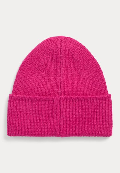 Polo Ralph Lauren KNIT WOOL BEANIE - Gorro - college pink multi