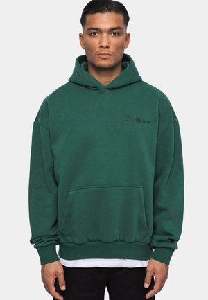 Dropsize Pulover s kapuco - washedgreen