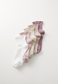 5 PACK - Strømper - white/beige/light brown