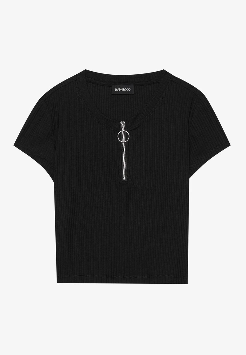 Even&Odd T-shirt basic zwart