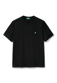United Colors of Benetton Jednoduché tričko - black