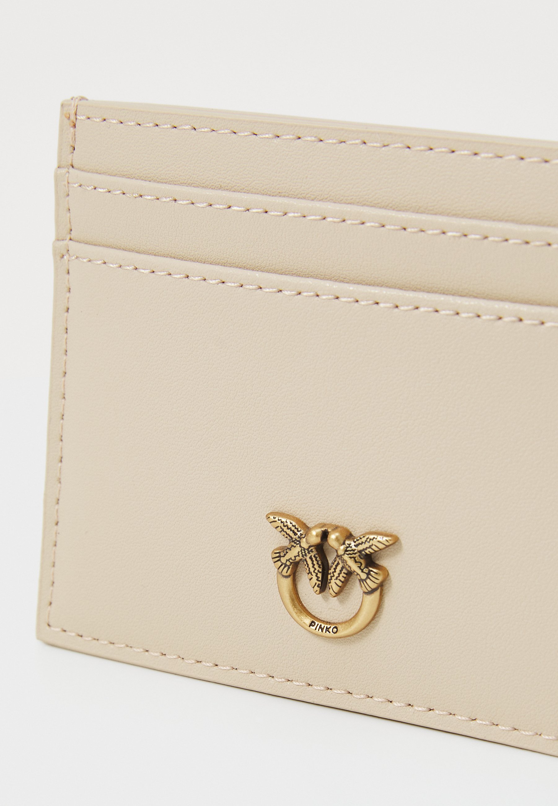 財布・小物その他 PINKO 'Long' card holder Beige Pinko CARD HOLDER - Wallet - beige/smoke grey/antique gold