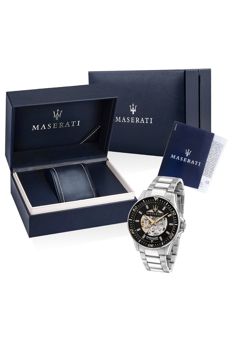 Herren Analoguhren | Maserati SFIDA KOLLEKTION Uhr silber, schwarz/silberfarben - RZ47850 Herren Analoguhren | Maserati SFIDA KOLLEKTION Uhr silber, schwarz/silberfarben - RZ47850