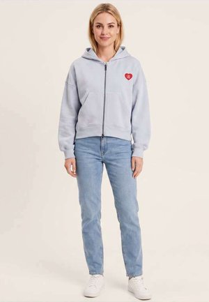 ONLY, SWEATS - Sweat zippé - bleu