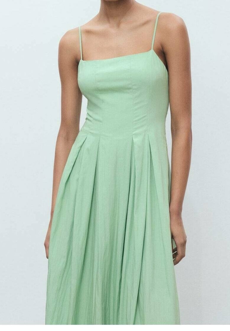 mango mint green dress Mango Day dress - mint - (Pre-owned)