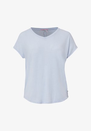 QS, T-Shirt basic - hellblau