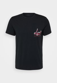 SLEEVE CREW NECK  - Unterhemd/-shirt - black