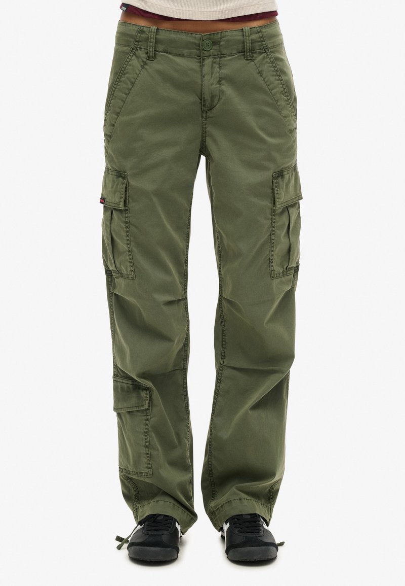 Superdry & Co STRAIGHT - Cargobroek - thyme green