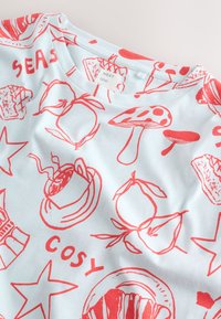 Next TALL FIT - LONG SLEEVE SET - Pyžamová sada - blue cosy season