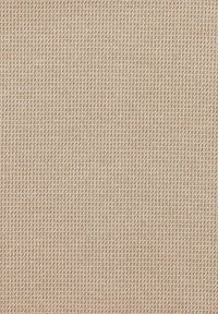 Beiger strukturierter Stoff mit einem gewebten Muster, das einem feinen Netz ähnelt. Die Oberfläche ist glatt mit einer gleichmäßigen Textur und subtilen Farbvariationen.