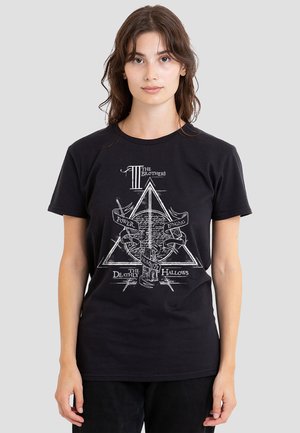Cotton Soul, HARRY POTTER III BROTHERS: THE DEATHLY HALLOWS - Print T-shirt - black