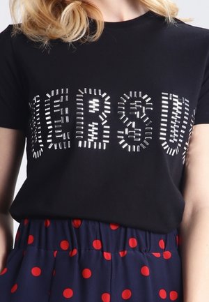 Print T-shirt - black