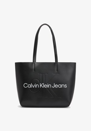 Calvin Klein Jeans SCULPTED SHOPPER MONO - Cabas - black