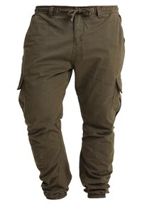 CARGO JOGGING PANTS - Hlačami s stranskimi žepi - olive