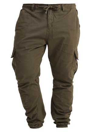 CARGO JOGGING PANTS - Kareiviško stiliaus kelnės - olive