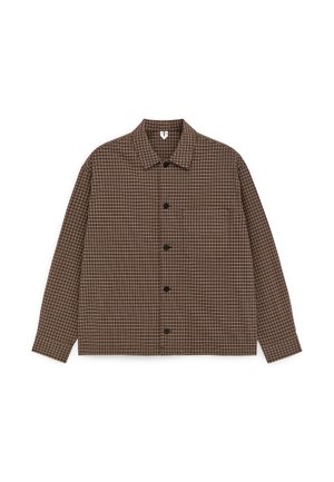 ARKET, ARKET SEERSUCKER SHIRT - Veste légère - brown